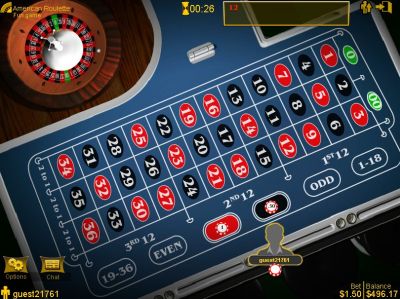 Online roulette game